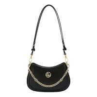 Túi Đeo Vai Nữ Lyn Mona Mini Shoulder Bag - Black LL25CBF035 Màu Đen