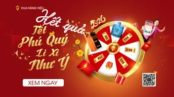 Thông báo trúng giải chương trình "Vòng Quay May Mắn" Xuân Bính Ngọ 2026