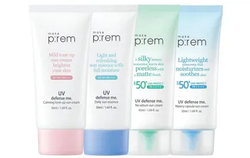 Kem chống nắng Make P:rem có mấy loại? Phân biệt chi tiết từng dòng