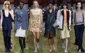 Miu Miu FW26: Khi cơ thể trở thành “lá chắn mềm” giữa thế giới rộng lớn