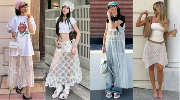 Phối Đồ Cùng Chân Váy Xuyên Thấu: Bí Quyết Mặc Đẹp Thanh Lịch Mà Vẫn Thời Thượng