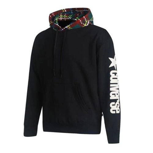 Áo Hoodie Converse Hoodie Black/Multicolor 10019969-A01 Màu Đen Size L