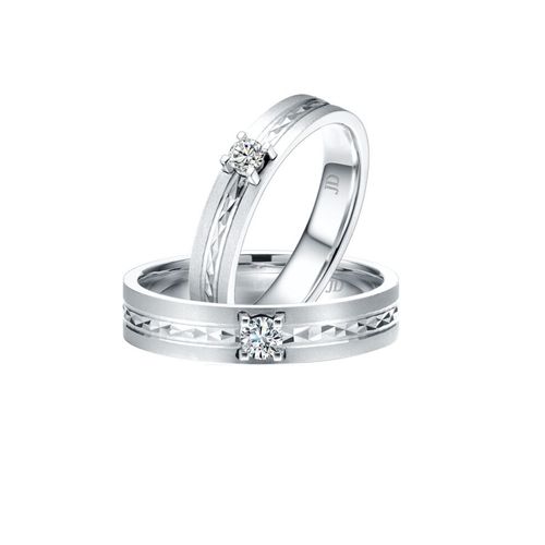 Nhẫn Cưới Meez Only You Wedding Ring Vàng Trắng