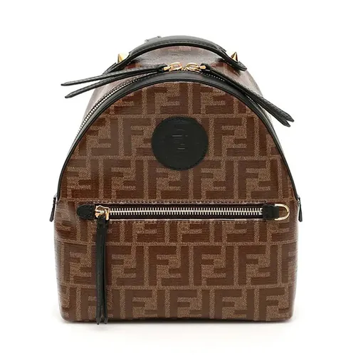 Balo Fendi Mini Ff Backpack 8BZ038 A5K4 Màu Nâu