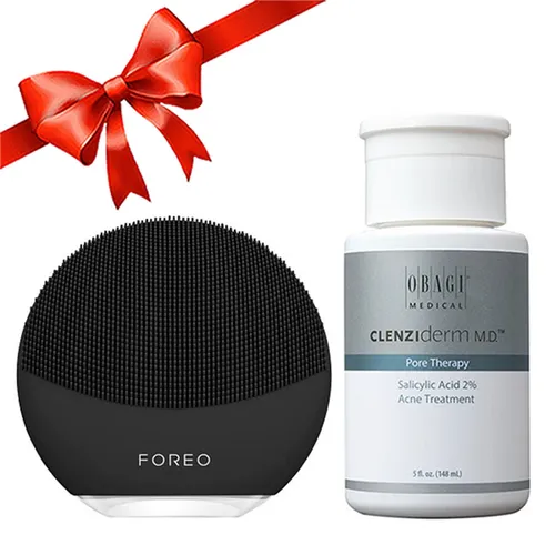 Combo Máy Rửa Mặt Foreo Luna Mini 3 Màu Đen +Toner Obagi