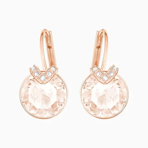 Khuyên Tai Swarovski Bella V Pierced Earrings Pink Rose-Gold Tone Plated 5299318