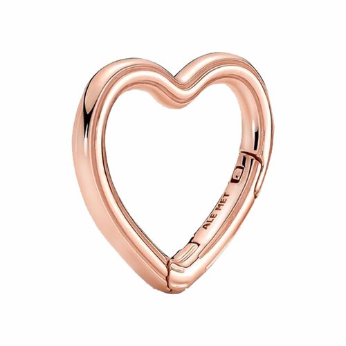 Hạt Vòng Charm Pandora Me Styling Heart Connector 780081C00 Màu Vàng Hồng