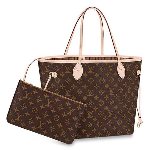 Túi Xách Nữ Louis Vuitton LV Neverfull Mm M46975 Màu Nâu