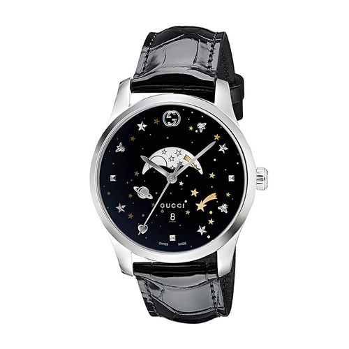 Đồng Hồ Nam Gucci G-Timeless Black Moonphase YA126327 Màu Đen