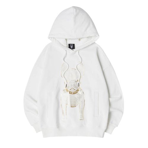 Áo Hoodie LifeWork Gold Big Radog Hood LW225HD299 Màu Trắng Size XS