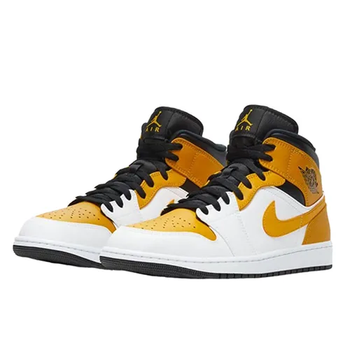 Giày Thể Thao Nike Jordan 1 Mid University Gold 554724-170 Màu Vàng Size 41