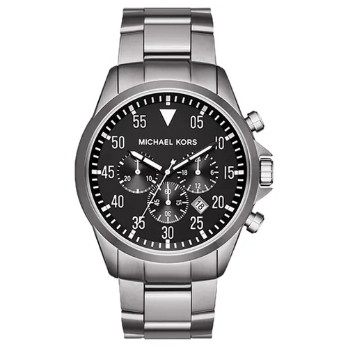 Đồng Hồ Nam Michael Kors Gage Men's Watch MK8413 45mm Màu Bạc Đen