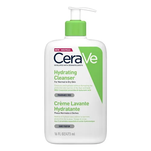 Sữa Rửa Mặt Cerave Hydrating Cleanser Cho Da Thường Và Da Khô 473ml