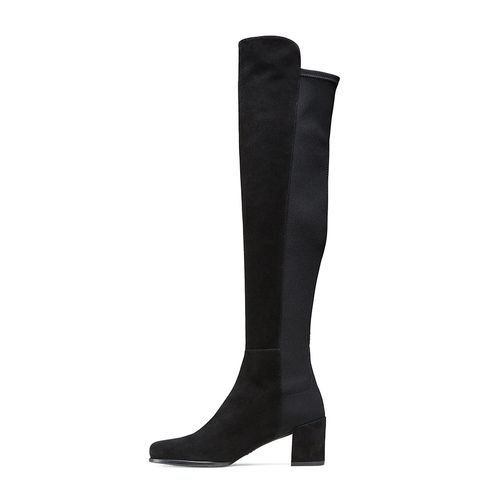 Giày Boot Nữ Stuart Weitzman City Block Boot S0738 Màu Đen