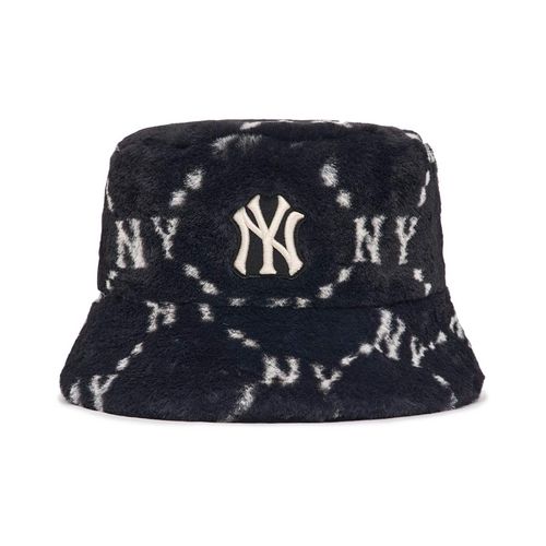 Mũ MLB Bucket Monogram kim cương New York Yankees 3AHTMF226-50BKS Màu Đen