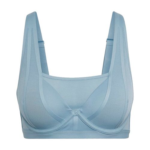 Áo Ngực Thể Thao Adidas Tlrdim Luxe Hs HC5330 Màu Xanh Blue Size 65B