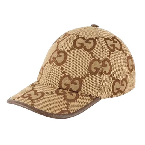 Mũ Lưỡi Trai Gucci Jumbo GG Canvas Baseball Hat Màu Nâu Size M