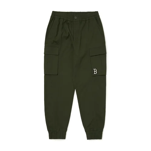 Quần Jogger MLB Cargo Cargo Logo 3LWPB0324-43KAD Màu Xanh Rêu Size S