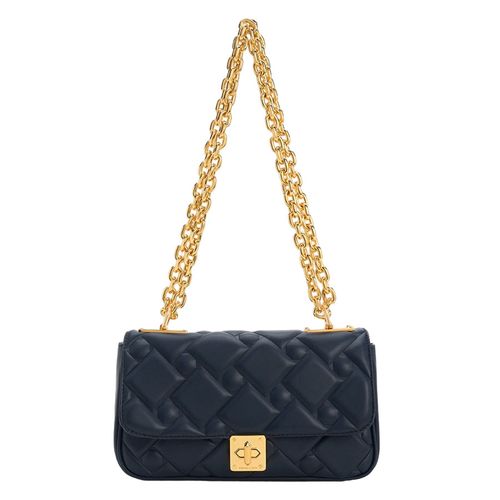 Túi Đeo Vai Nữ Charles & Keith CNK Tillie Quilted Chain Bag 20782080 Màu Xanh Navy