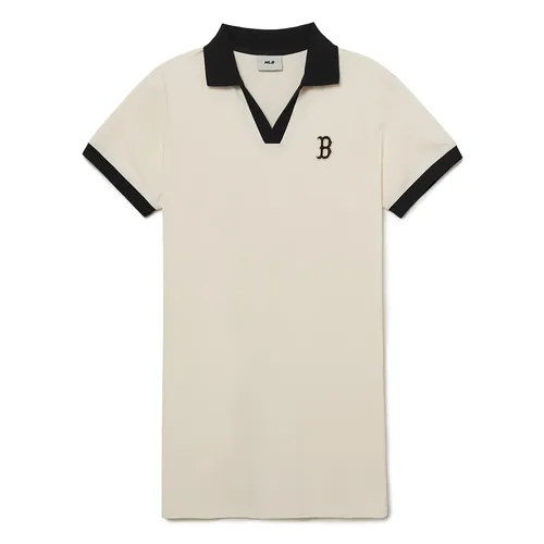 Váy Polo MLB Boston Red Sox 3FOPB0333-43CRS Màu Kem Size M