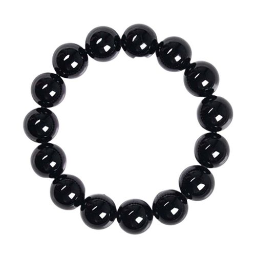 Vòng Đeo Tay LiLi Jewelry Mã Não 7A LILI_525552 Màu Đen Kích Thước Đá 6mm