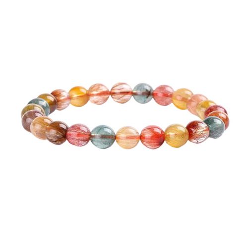 Vòng Đeo Tay LiLi Jewelry Thạch Anh Ngũ Sắc LILI_973226 Kích Thước Đá 12mm Phối Màu