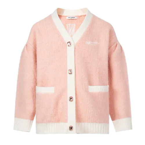 Áo Cardigan 13 De Marzo Fancy Colored Artificial Diamond Button Cardigan FR-JX-416 Màu Hồng Size S