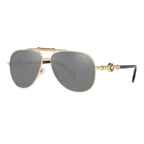 Kính Mát Unisex Versace Medusa Polis Sunglasses O2236-O1002Z359_ONUL Phối Màu Vàng Đen