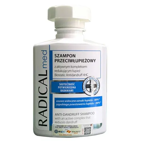 Dầu Gội Famona Radical Med Anti Dandruff Hỗ Làm Sạch Tóc, Da Dầu, Ngăn Ngừa Gàu 300ml