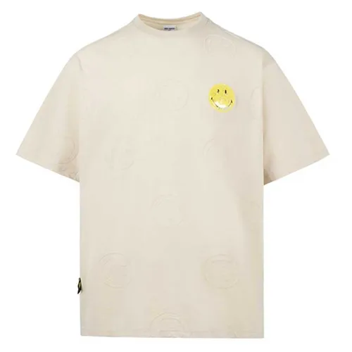 Áo Phông Nữ 13 De Marzo Allover Smiley Palda Bear Tee Winter 13DM-ASPBWWT Màu Be Size M