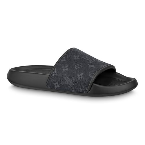 Dép Louis Vuitton LV Waterfront Mule 1AANNM Màu Đen Size 39
