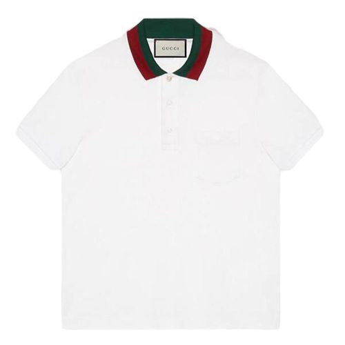 Áo Polo Gucci White Ss2020 Web Màu Trắng
