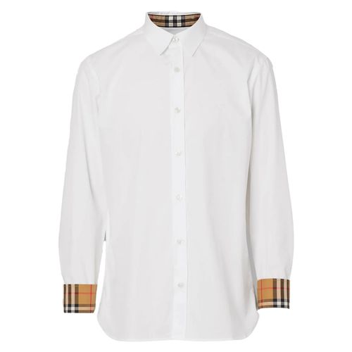 Áo Sơ Mi Nam Burberry Men's 3991159 Màu Trắng Size XS