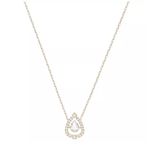 Dây Chuyền Swarovski Sparkling Dance Pear Necklace 5451993 Màu Vàng Gold