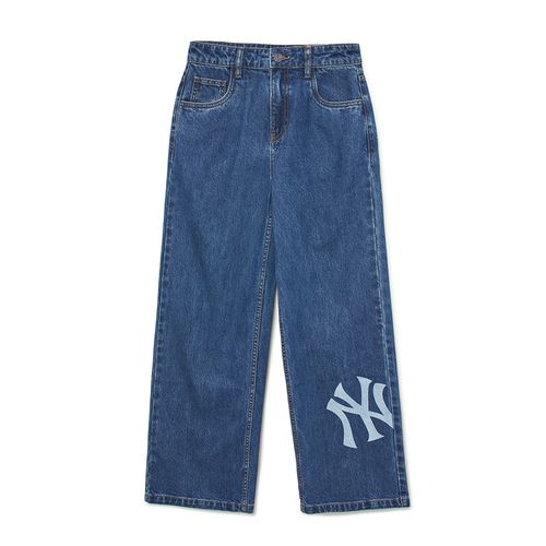 Quần Jean MLB Denim Mega New York Yankees 3FDPB0434-50INS Màu Xanh Size XS