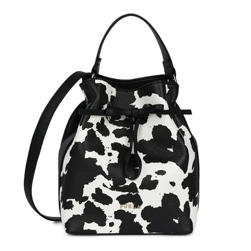Túi Xách Nữ Furla Bucket Bag BLE3 VTO COSTANZA Màu Đen Trắng