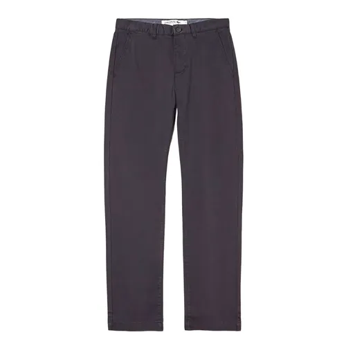 Quần Kaki Lacoste Men's Regular Fit Stretch Cotton Chinos HH8811 51 166 Màu Tím Than Size US 32