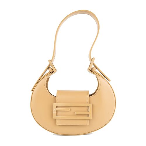 Túi Đeo Vai Nữ Fendi Cooki Pale Caramel Leather Mini Bag Màu Be