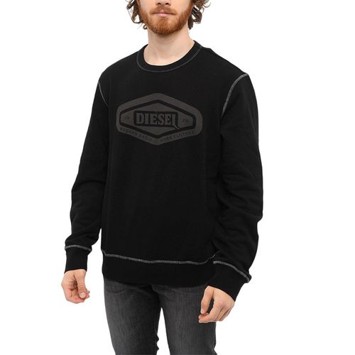 Áo Nỉ Sweater Diesel S-Ginn-D1 A057340LEAC900 Màu Đen Size XS