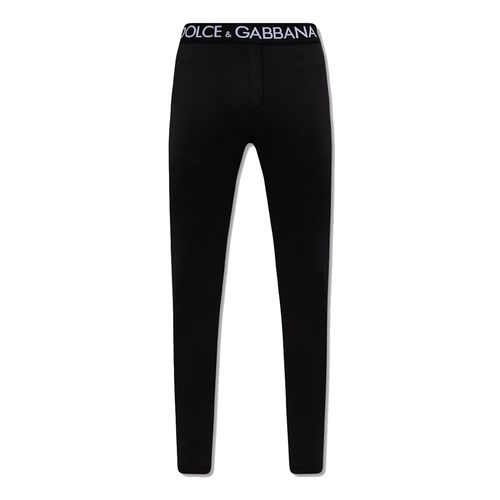 Quần Legging Nam Dolce &amp; Gabbana D&amp;G Black With Logo GVHZAT FUGJR-N0000 Màu Đen