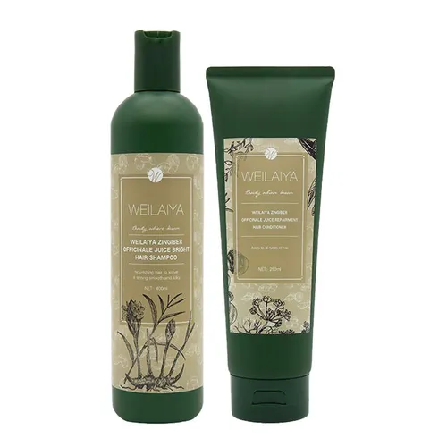 Set Dầu Gội + Dầu Xả Weilaiya Zingiber Officinale Juice Hair