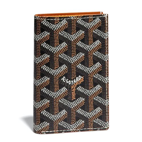 Ví Goyard Saint Pierre Card Holder Màu Đen Cam