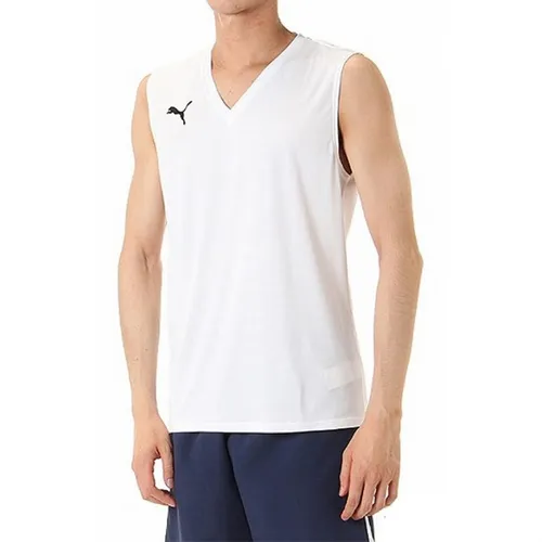 Áo Ba Lỗ Nam Puma Men's Soccer Futsal Sleeveless 655277 Màu Trắng Size XL