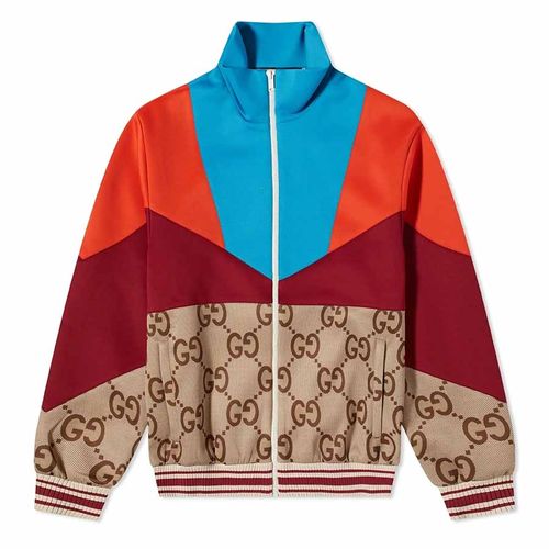Áo Khoác Nam Gucci GG Panel Track Jacket 693022 XJD9V-2270 Phối Màu
