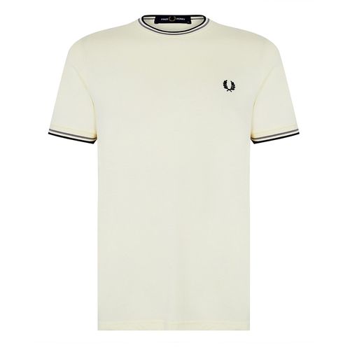 Áo Phông Nam Fred Perry Twin Tipped T-Shirt M1588-R33 Màu Trắng Size S