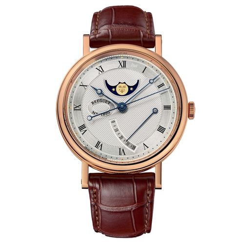Đồng Hồ Nam Breguet Classique Moonphase Power Reserve 39mm 7787BR/12/9V6 Màu Nâu Vàng