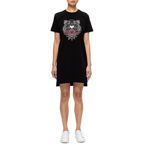 Váy Suông Kenzo Tiger T-shirt Dress Màu Đen Size XS