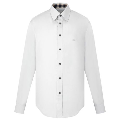 Áo Sơ Mi Nam Burberry White Shirt 8066768 Màu Trắng Size L