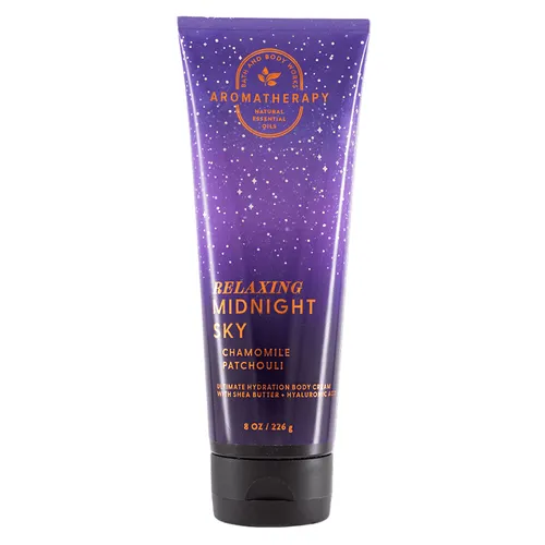 Kem Dưỡng Thể Bath & Body Works Aromatherapy Relaxing Midnight Sky Chamomile Patchouli Body Cream 226g