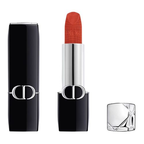 Son Dior 840 Rayonnante Velvet Finish Màu Cam Gạch Đậm